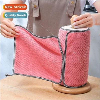 Hangable Coral Velvet Double Sided Wipes Kitchen Pine适用App