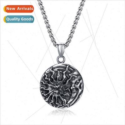 Europe Hip Hop Irregular Vintage Concave Convex Faceted Roun