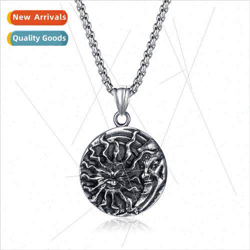 Europe Hip Hop Irregular Vintage Concave Convex Faceted Roun