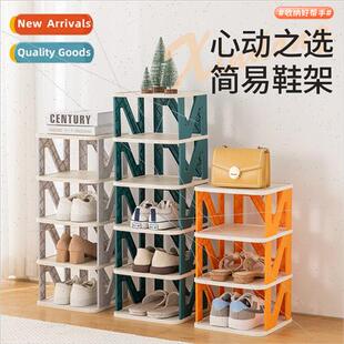 Shoe rack适用home use doorway simple multi-layer foldable ne