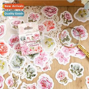 Boxed Stickers Blooming Flowers INS Flower Handbook DIY Mate