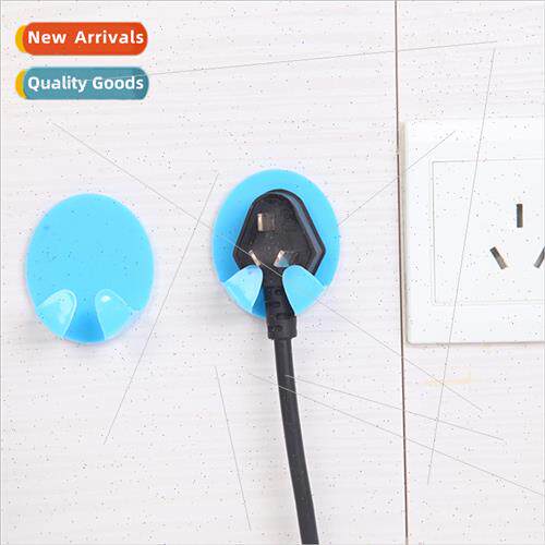 2 Wall Mounted Power Plug Hooks Socket Multifunctional Hangi