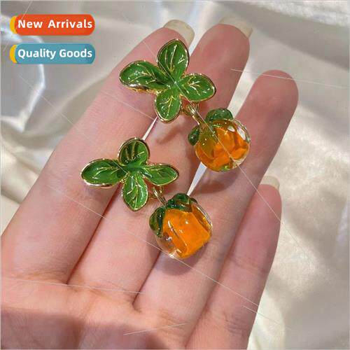 Earrings 2023 new tide cute candy color earrings fashion fem