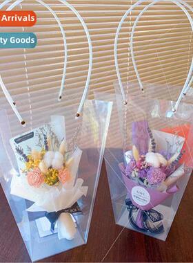 Flower packaging succulent potted plant tote bag rose flower