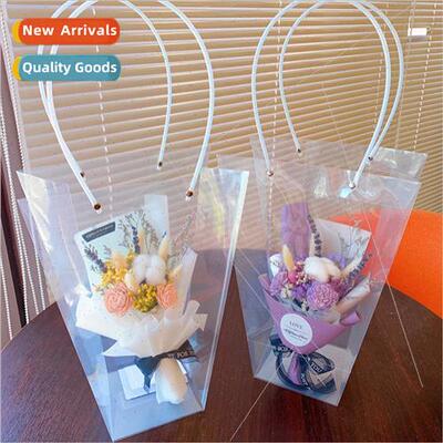 Flower packaging succulent potted plant tote bag rose flower
