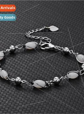 Oval Beads Bracelet Fashion Geometric Oval Multicolor Gemsto