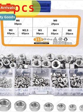 315pcs boxed M2-M8 size 304 hexagon nuts nuts screws nuts co