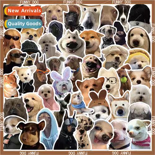 50 Funny Popular Dog Stickers Decoration Laptop ipad cell ph