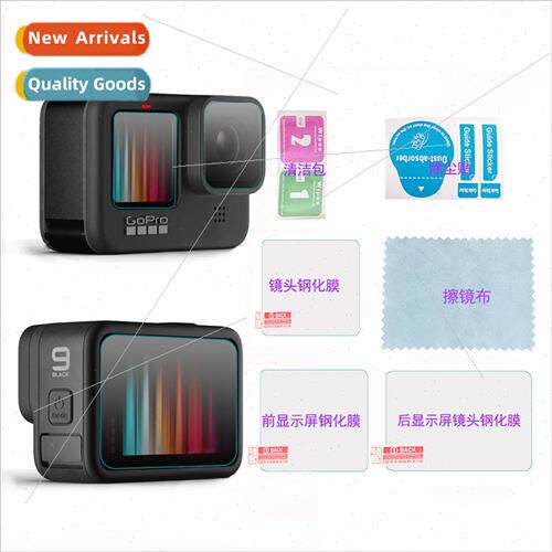 适用Gopro10 9 sports camera screen protection glass front ba