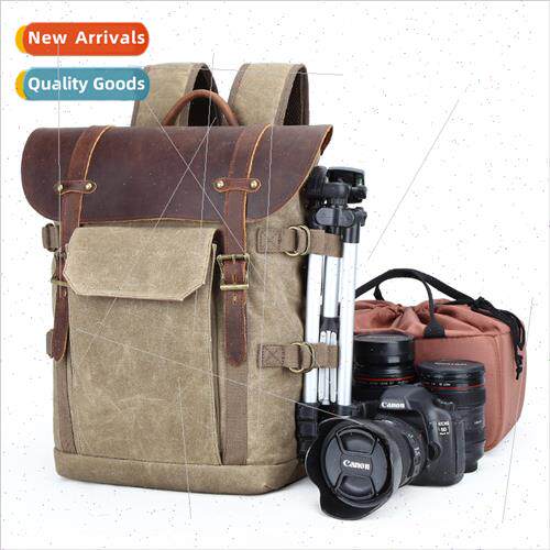 Shoulder camera bag SLR camera bag waterprobatik canvas retr