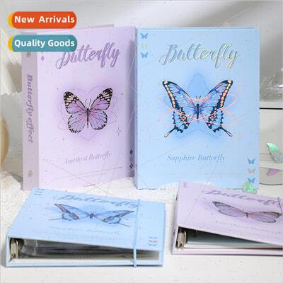Butterfly Effect-Card Book mple Botanical Album Book card Or