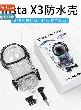 适用 one X3 panoramic camera waterprocase dive case protecti