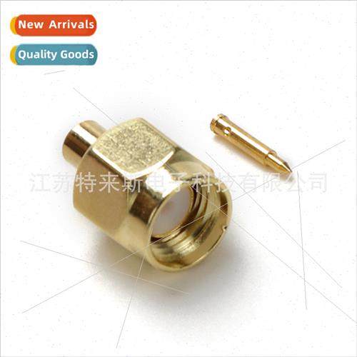 SMA-JB2 Threaded female screw pin SMA male connector Semi-st