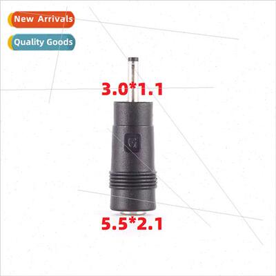 DC plug 5.5*2.1 female to 3.0*1.1mm male power adapter conve