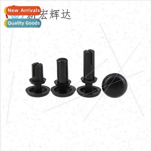 Nylon Plastic Plastic Screws Fasteners Half Round Head Plast