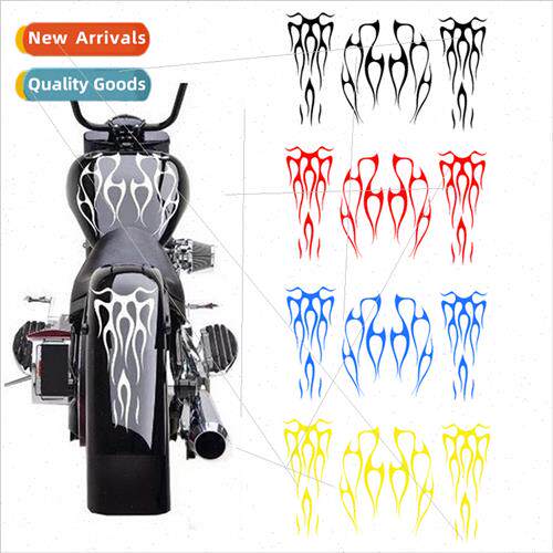 Motorcycle Flame Sticker Fuel Tank Universal Flame Sticker M