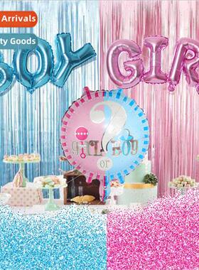 Copyright boy or girl Gender Reveal Aluminum Alphabet Balloo