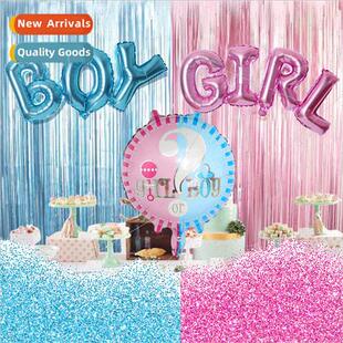 Copyright boy or girl Gender Reveal Aluminum Alphabet Balloo