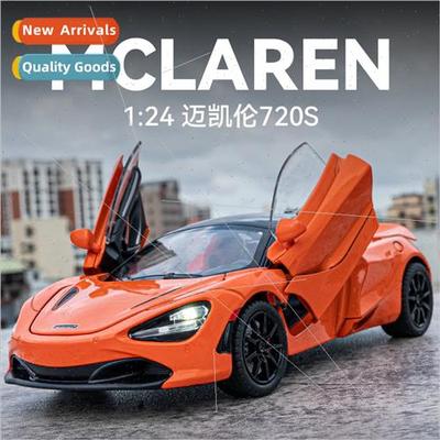 1:24 McLaren alloy car model four-wheeled shock-absorbing li