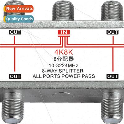 4K8K 10-3224MHz Eight Power Splter Eight Distribution 4K8K 8
