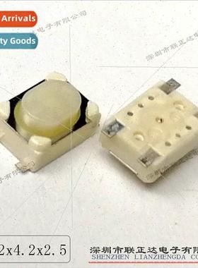 3*4*2.5mm SMD Tactile Keys Whe Four Legs Small ze Tactile Sw