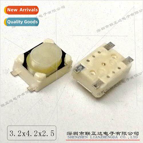 3*4*2.5mm SMD Tactile Keys Whe Four Legs Small ze Tactile Sw