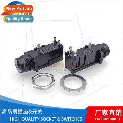 6.35 headphone socket PJ603A four-pronged microphone socket