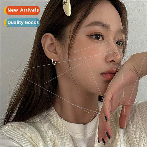 Rice grain olive beads ear buckle generous versatile simple
