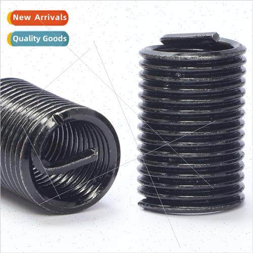 Black 304 black zinc plated steel wire threaded bushing self
