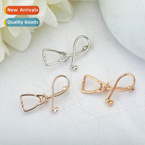 Europe Jewelry Hundred Nurses Day special stethoscope brooch
