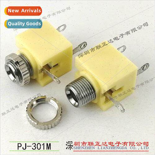Beige Headphone Socket pj-301m Headphone Socket wh Nut 3.5 M