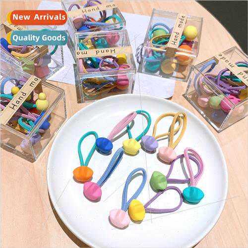 Children headbfrosted hair tie rubber bdoes not hurt hair Ko