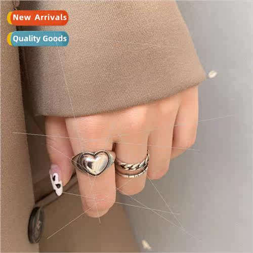 Chain ring female ins tide cool retro opening adjustable lov
