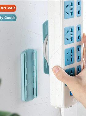 Plug fixer removable cable winding wall mounted router shelf