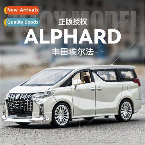1:24 simulation alloy Elfa business car model 6 door return