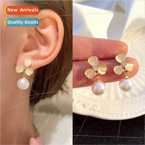 S925 silver needle Korea 2023 new hundred wh earrings earrin