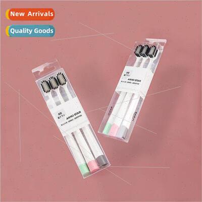 Bamboo Charcoal Wide Head Soft Bristle Toothbrush Household