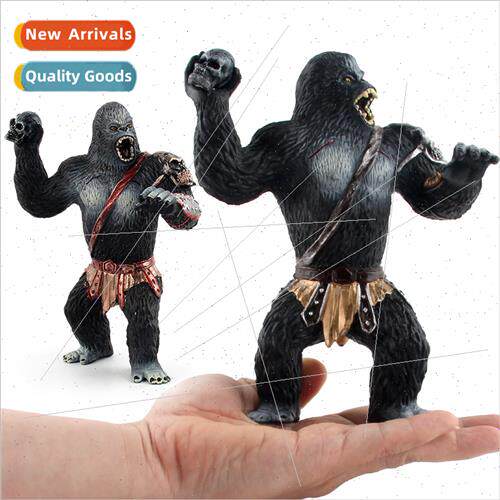 Solid King Kong Chimpanzee Skull IslMannequin Animal Model O