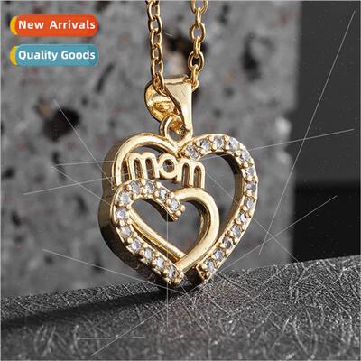 Stainless Steel Necklace Heart Pearl Shell Copper Pendant Lo