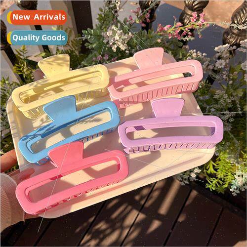 new colorful sweet hair clips back head plate hair grip clip