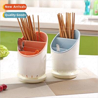 Double Drainable Chopstick HolderDetachable Chopstick TubeCh