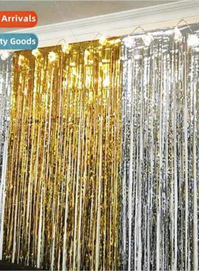 2 meters high 1 meter wide rain curtain tassel curtain Birth