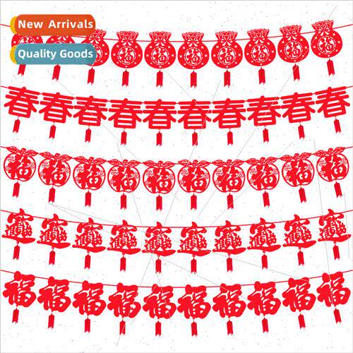Non-woven pull flower indoor arrangement decorations blessin