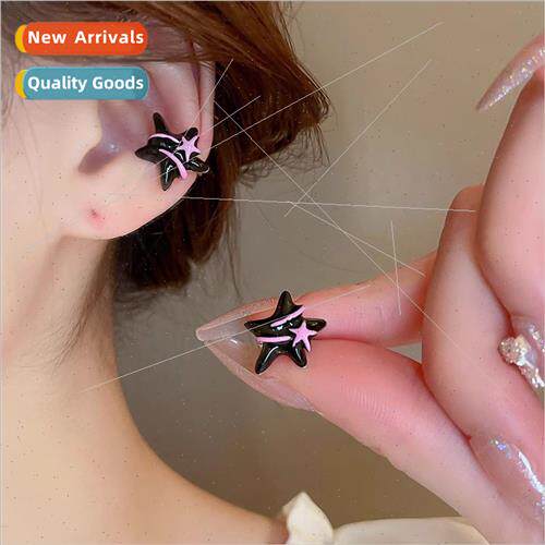 lver Needle Spice Girl Sweet Cool Wrap Around Star Earrings