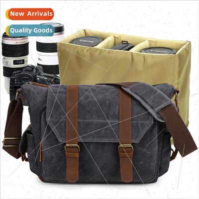 SLR Digal Camera Bag Fashion Multi-Use Shoulder Slanting Han