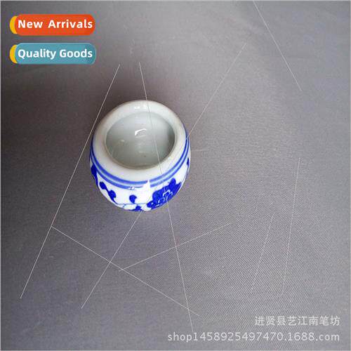 Blue whe small ceramic brush brush wash cup wash ceramic tea