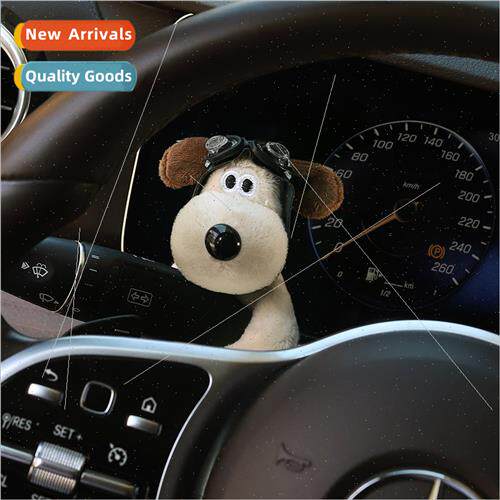 Pilot dog car pocket gear decorative doll doll car turn sign