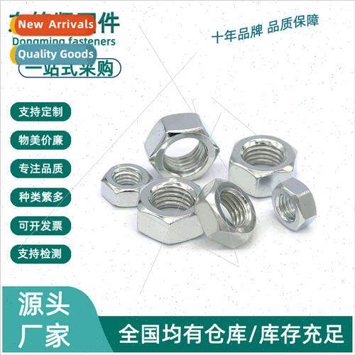 4.8 grade iron galvanized hexagon nuts M2M3M4M5M6-M24 hexago