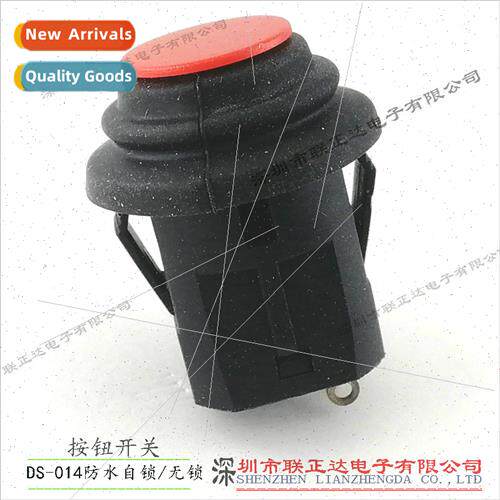Red DustproPushbutton DS-014 Snap Mount Pushbutton Swch 14mm