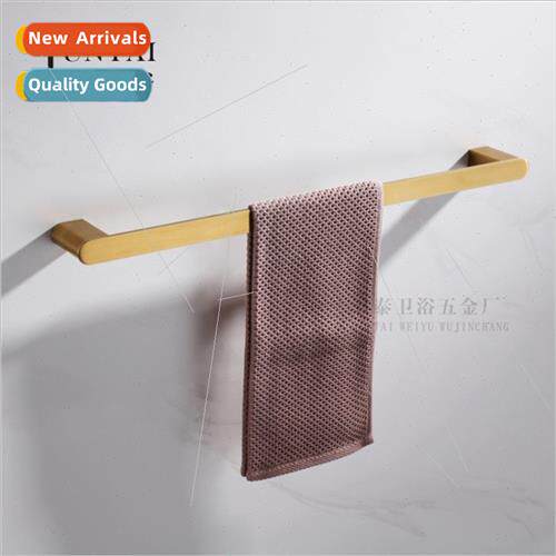304 towel bar single rod gold hotel household towel clothes